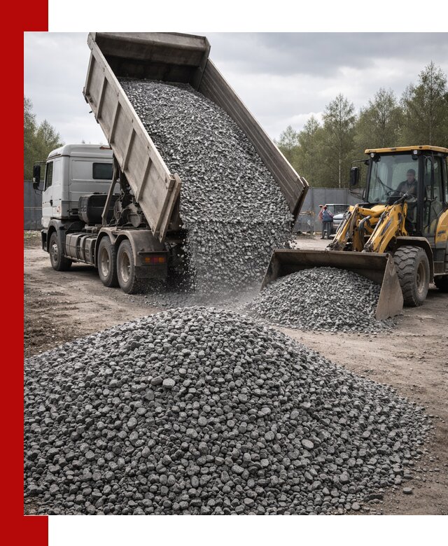 Доставка и продажа щебня гранитного в Коврове