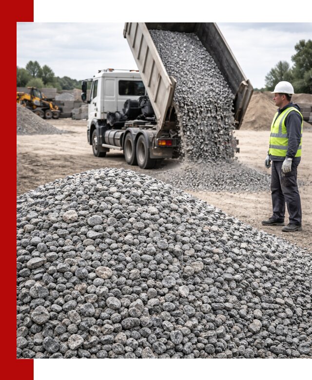 Доставка и продажа гранитного щебня фракции 5-20 в Коврове