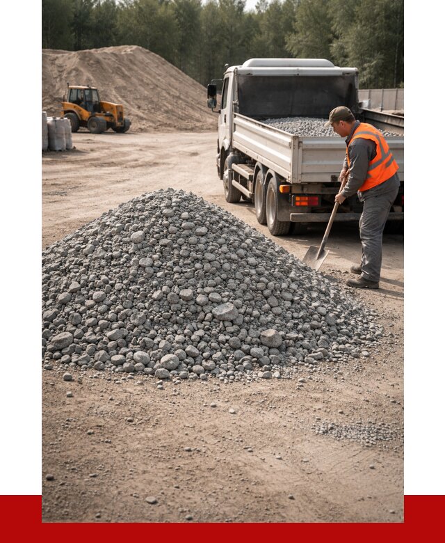 Гравийный щебень фракция 5-10 в Коврове от 2251 р. | ПРОНЕРУДКвр