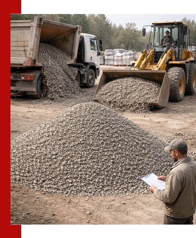 Гравийный щебень фракция 5–10 с доставкой в Коврове