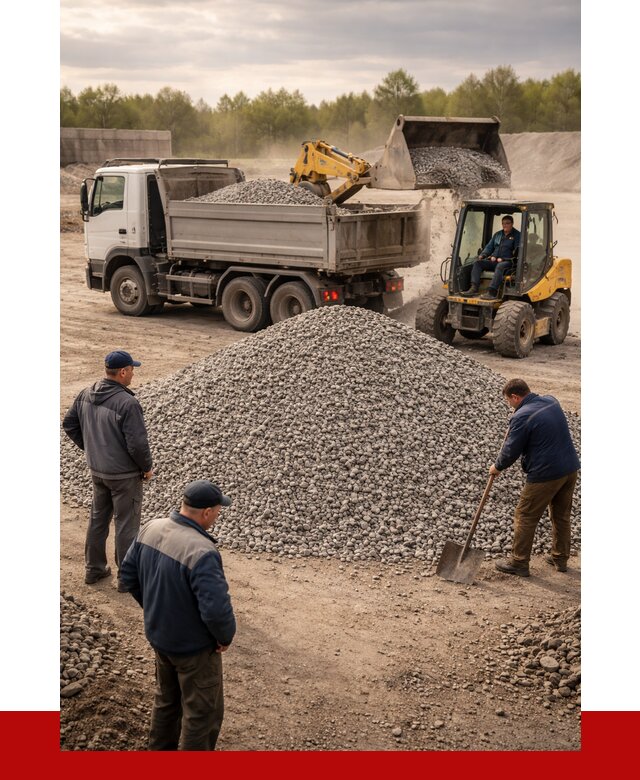 Гравийный щебень фракция 5-20 в Коврове от 2456 р. ПРОНЕРУДКвр