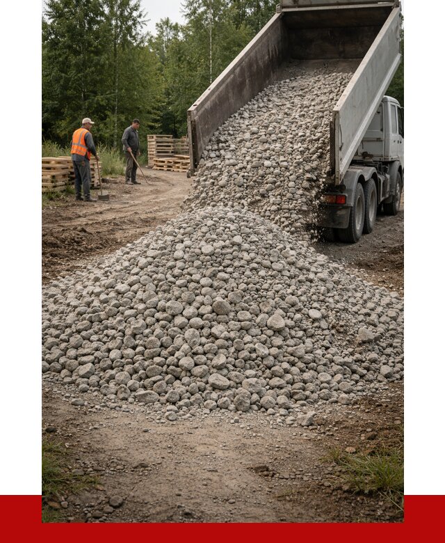 гравийный щебень фракция 70-120 в Коврове от 2507 р. ПРОНЕРУДКвр