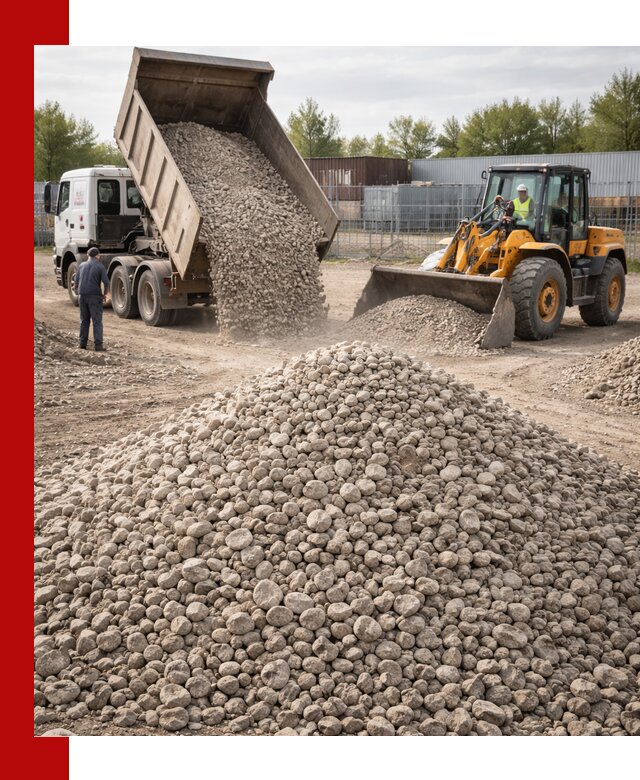 Доломитовый щебень фракции 20–41 с доставкой в Коврове