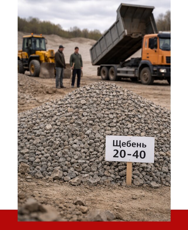 Бетонный щебень фракция 20-40 в Коврове от 2507 р. | ПРОНЕРУДКвр