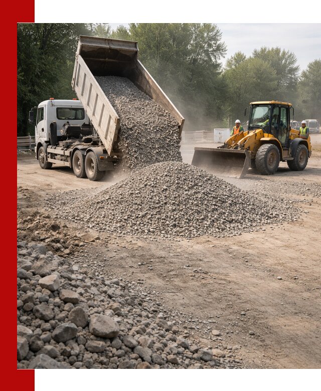 Гравий фракция 5–20 доставка в Коврове оптом и в розницу