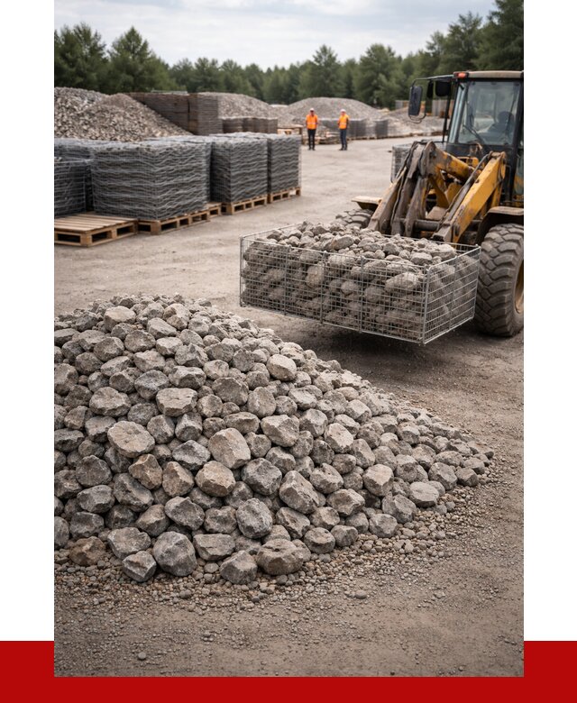 Камень для габионов фракция 70-150 в Коврове от 4297 р. | ПРОНЕРУДКвр