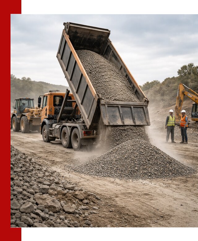 Щебёночно-песчаная смесь ЩПС С1 с доставкой в Коврове