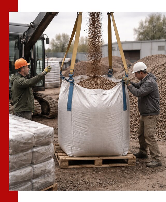 Керамзит в биг-бегах с доставкой в Коврове