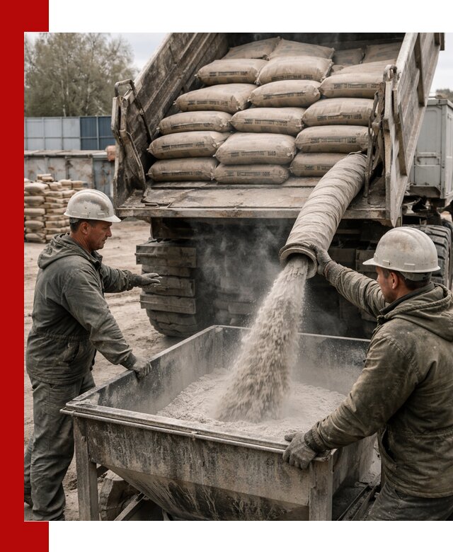 Доставка цемента М400 в Коврове оптом и в розницу