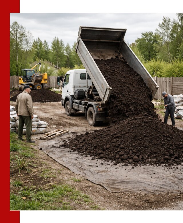 Доставка качественного почвогрунта в Коврове оптом и в розницу