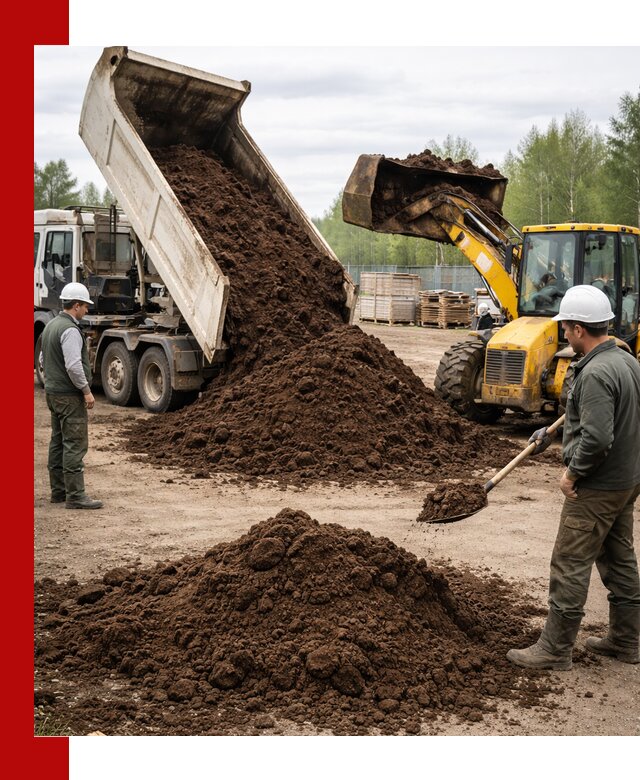 Доставка торфа оптом и в мешках в Коврове