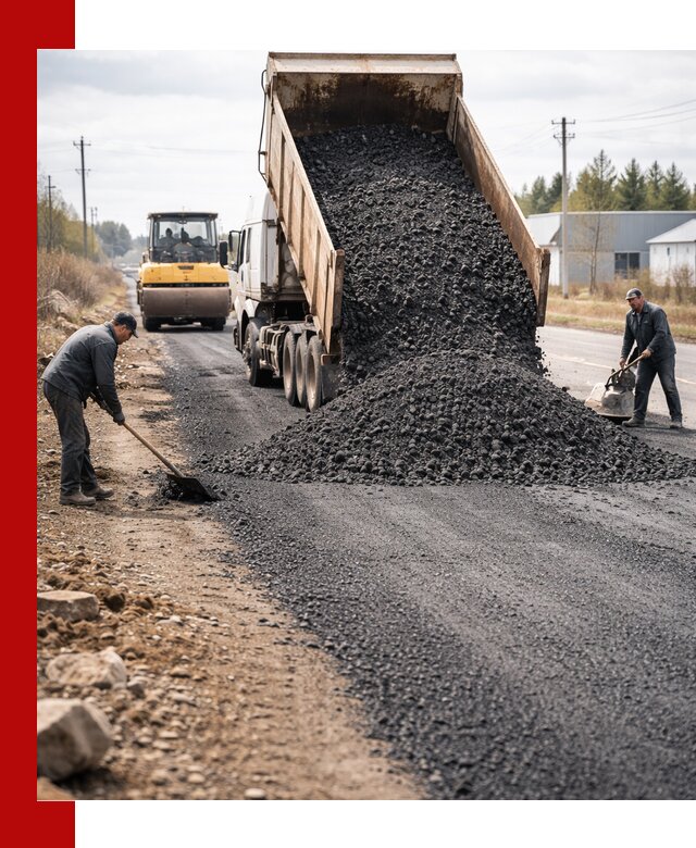 Асфальтовая крошка для дорог в Коврове — поставка и доставка