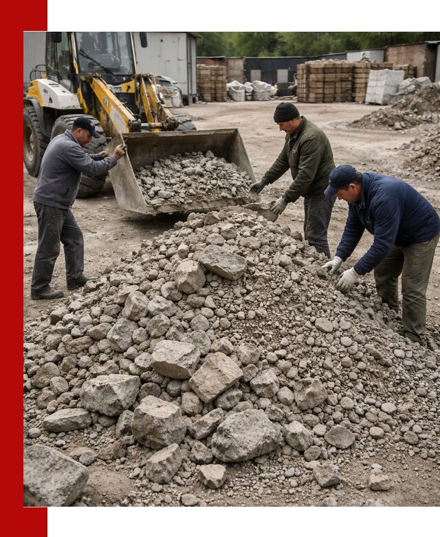 Демонтаж и вывоз бой бетона в Коврове