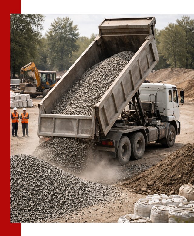 Аренда самосвала в Коврове для доставки сыпучих и нерудных материалов