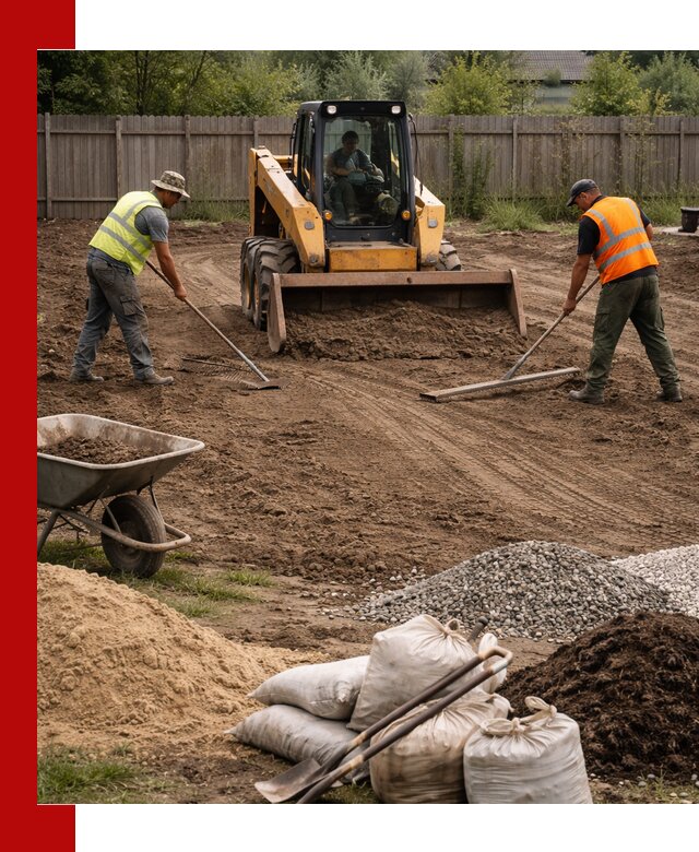 Выравнивание участка под строительство и благоустройство в Коврове